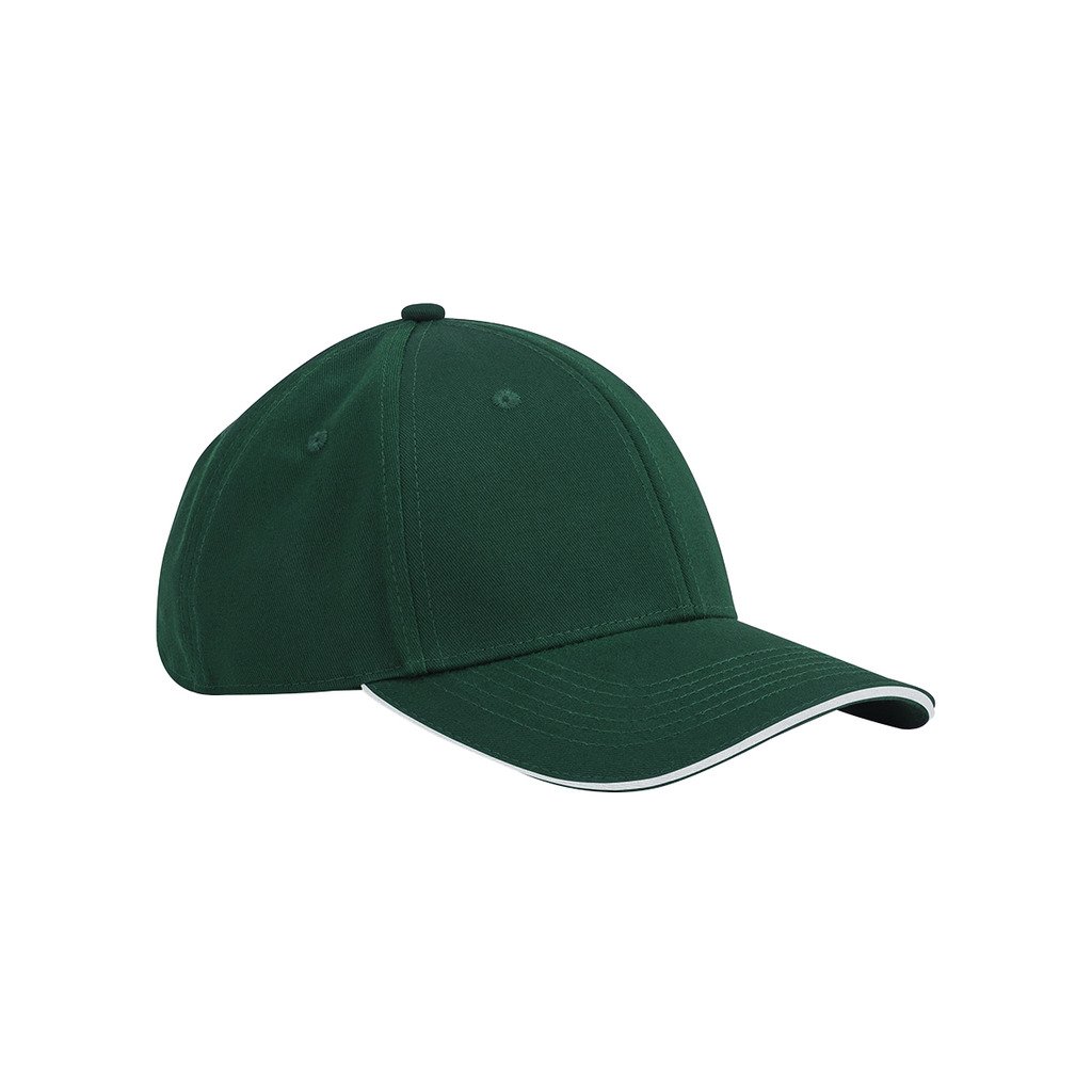 Earthaware® classic organic cotton 6 panel cap sandwich peak